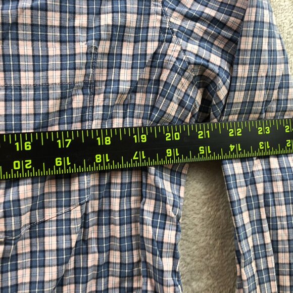 George Mens Shirt Large Lot of Three Classic Plaid Long Sleeve Button Down Y2K - Picture 8 of 15